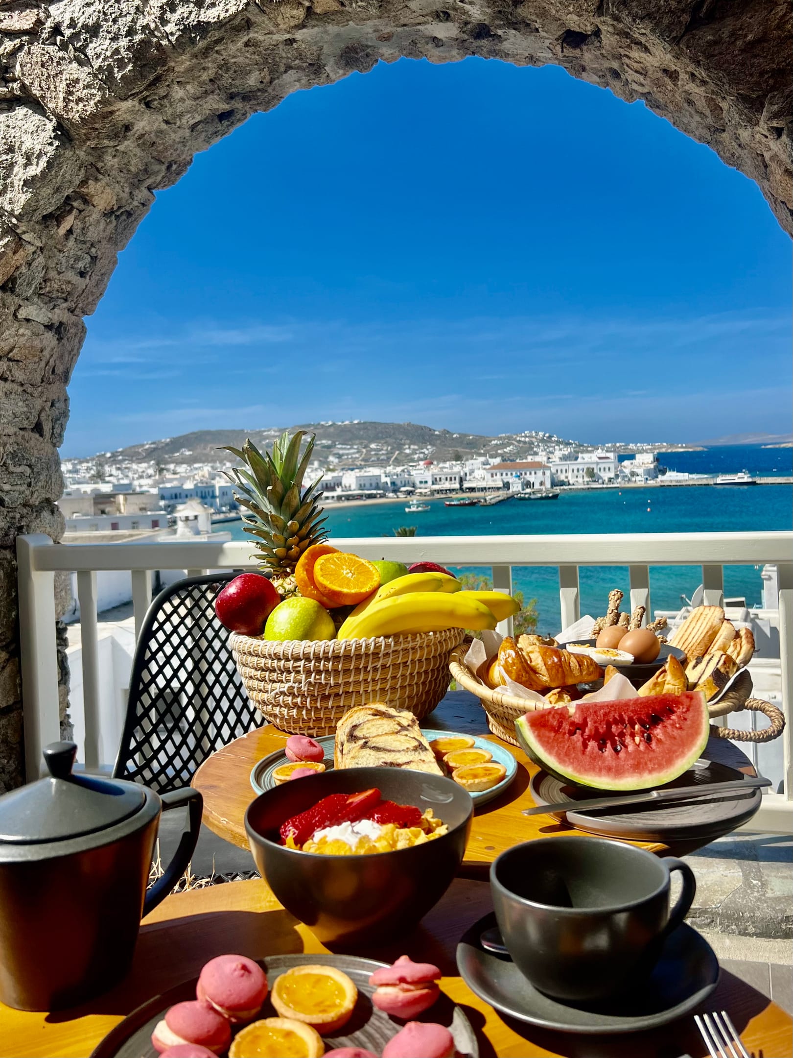 Yalos Hotel Sunset View Mykonos Town Private Rooms